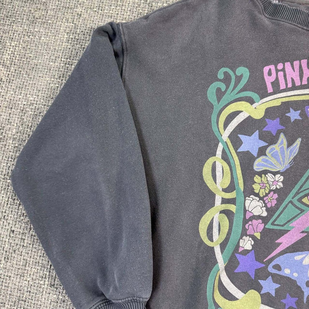 American Eagle Pink Floyd Sweatshirt XS Grey Oversized Distressed Band Graphic - Picture 3 of 13